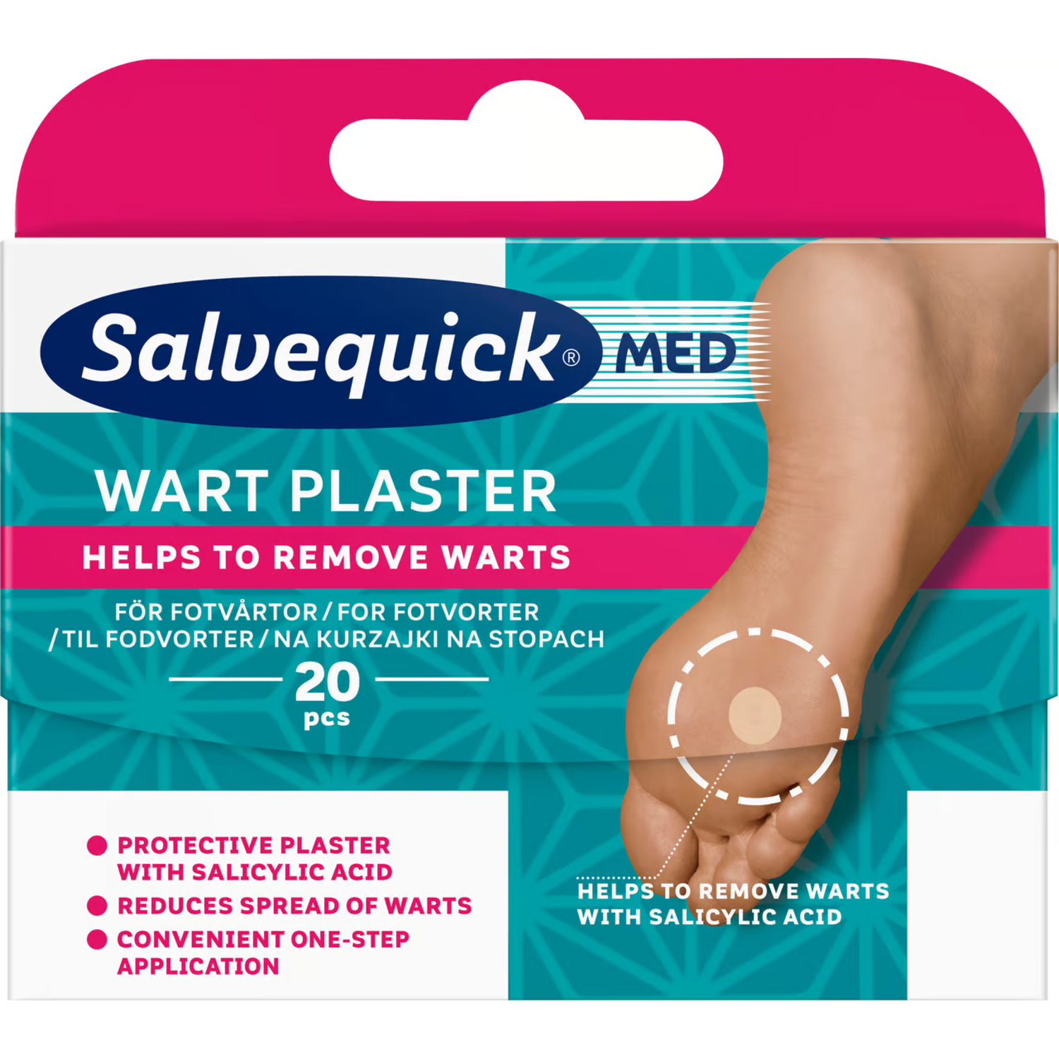 Alternativ bild 1 för Salvequick Wart Band Aid