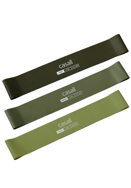 Casall Rubber Bands Green Selection 3-pack