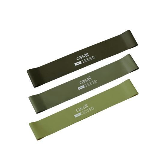 Casall Rubber Bands Green Selection 3-pack