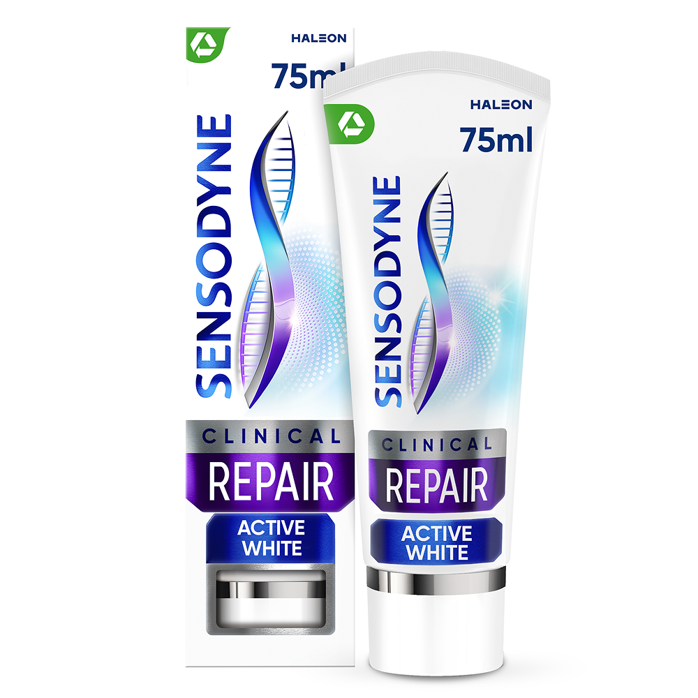Sensodyne Tandkräm Clinical Repair Active White 75 ml