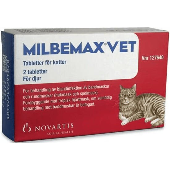 Milbemax Vet. Katt Filmdragerad Tablett 2 styck