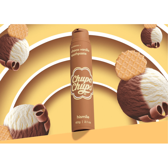 Hismile Chupa Chups Choco Vanilla Toothpaste 60 g