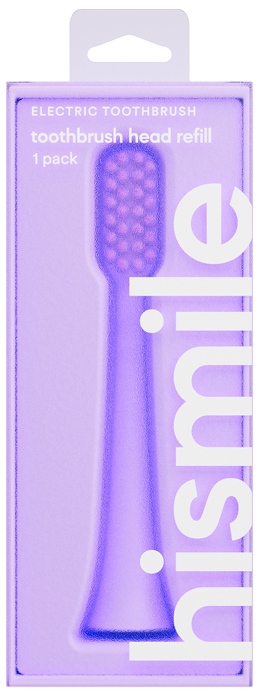 Hismile Eltandborsthuvuden Refill Purple 1-pack