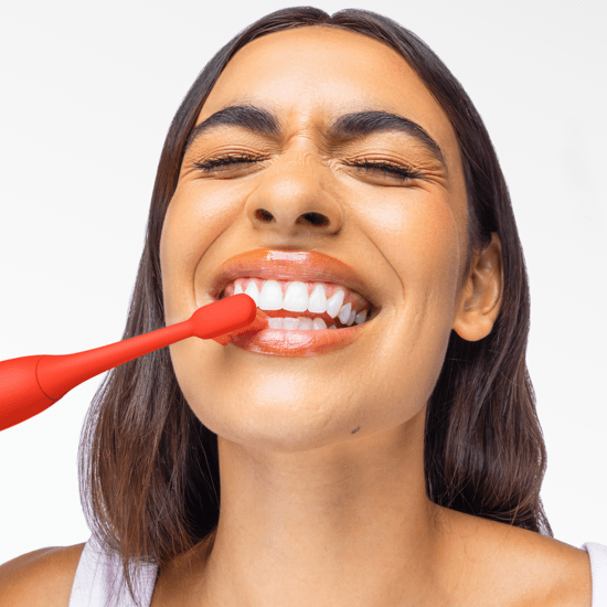 Hismile Eltandborste Bright Red
