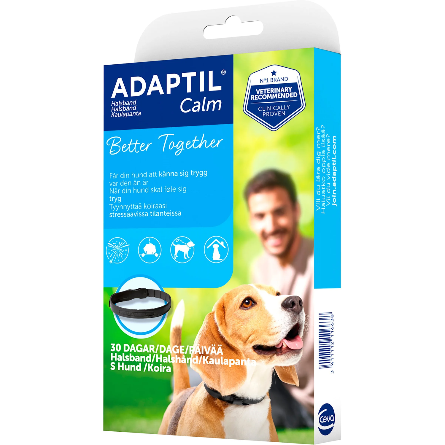 Alternativ bild 1 för Adaptil Halsband (S/M)