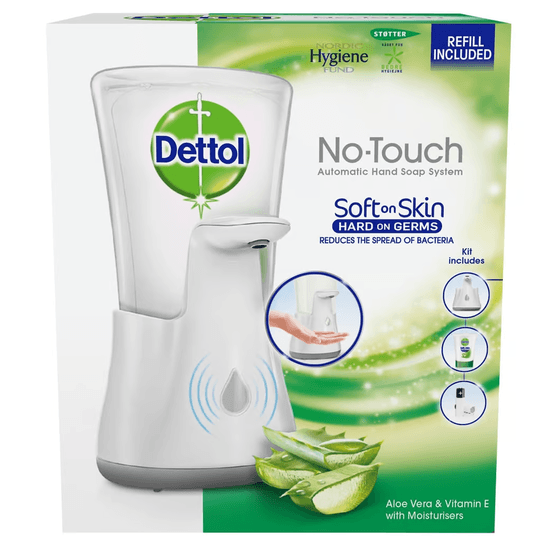 Dettol No Touch Startkit White Aloe Vera 250 ml