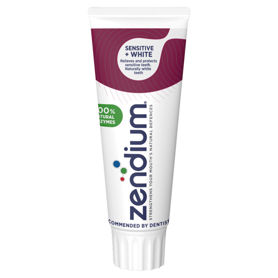 Zendium Tandkräm Sensitive + White 75 ml 