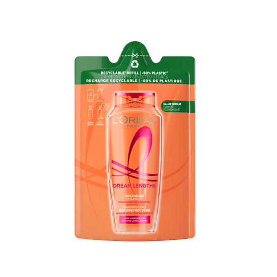 L'Oréal Paris Elvital Dream Length Shampoo Refill för långt hår 250 ml