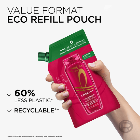 L'Oréal Paris Elvital Color Vive Shampoo Refill för färgat hår 500 ml