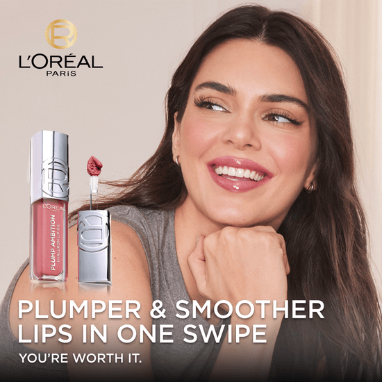 L'Oréal Paris Plump Ambition Hyaluron Lip Oil läppolja 380 Rouge In Love 5 ml