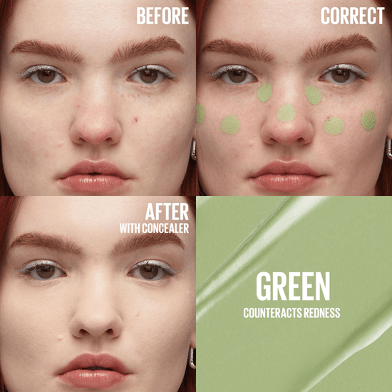 Maybelline New York Instant Eraser Color Correcting Concealer 151 Green 6,8 ml