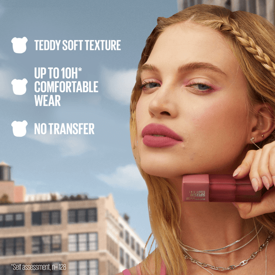 Maybelline New York Superstay Teddy Tint Läppstift 30 Coquettish 5 ml