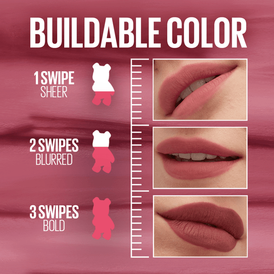 Maybelline New York Superstay Teddy Tint Läppstift 30 Coquettish 5 ml