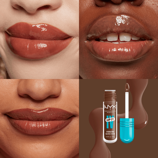 NYX Professional Makeup Lip I.V. Hydrating Gloss Stain läppglans 03 Splash N Spice 5 ml