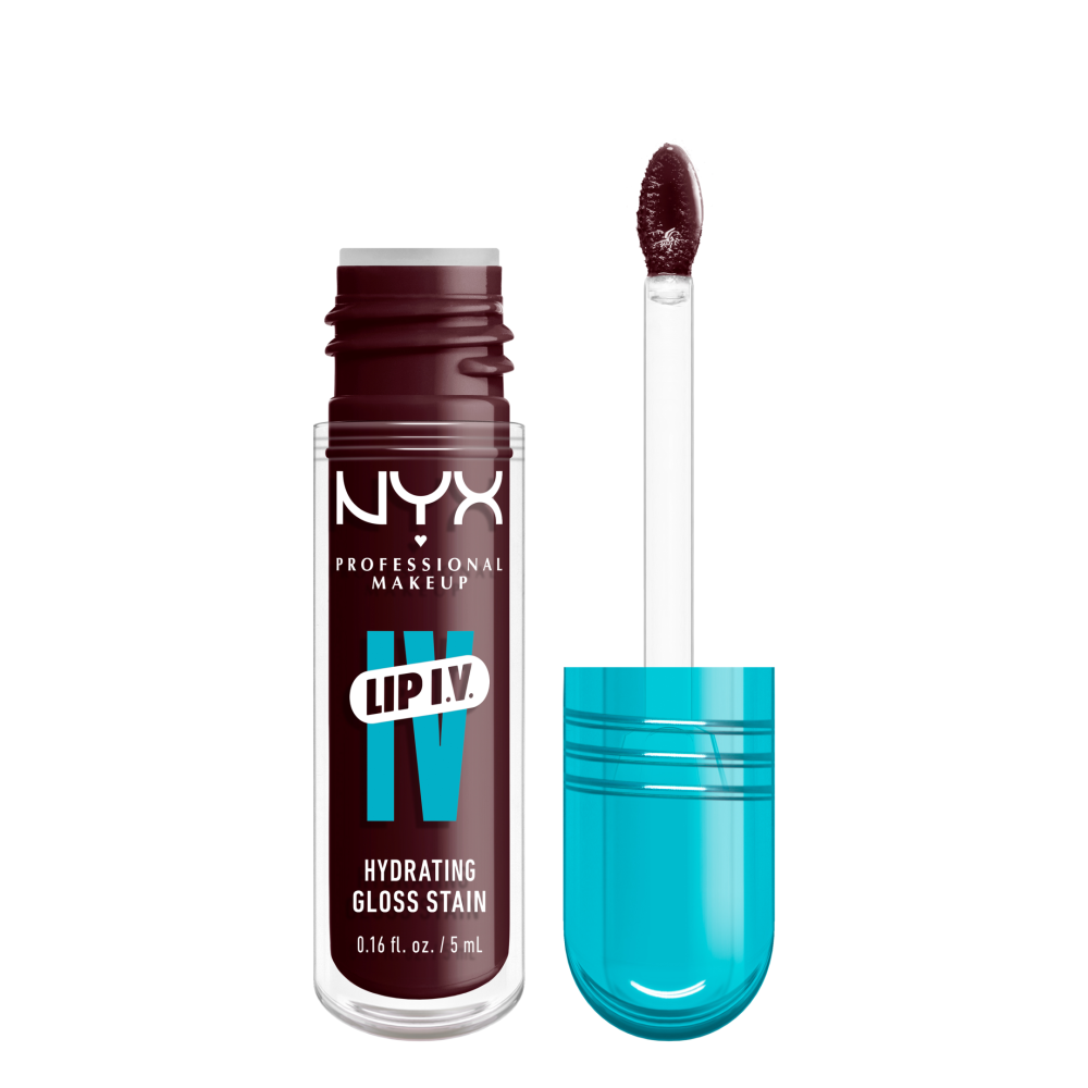 NYX Professional Makeup Lip I.V. Hydrating Gloss Stain läppglans 14 Mauve N Moist! 5 ml