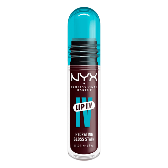 NYX Professional Makeup Lip I.V. Hydrating Gloss Stain läppglans 14 Mauve N Moist! 5 ml