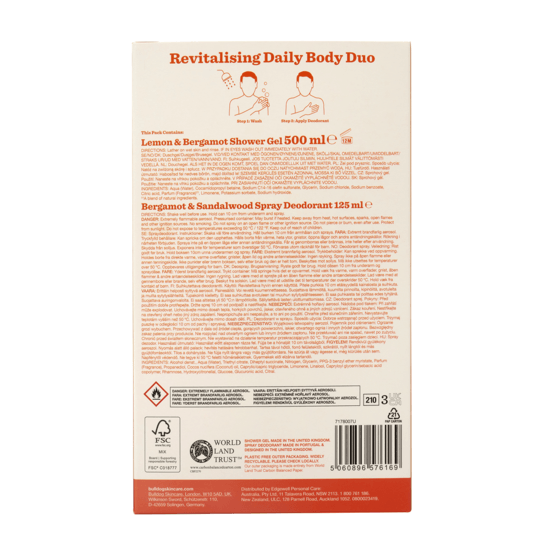 Bulldog Revitalising Daily Body Duo 500+125 ml