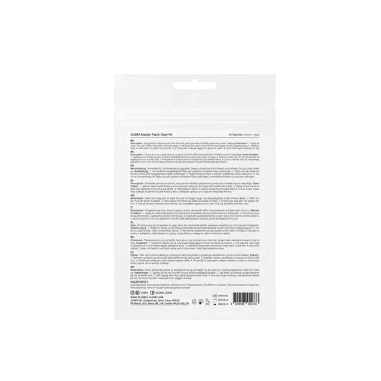 COSRX Master Patch Clear Fit 18 st