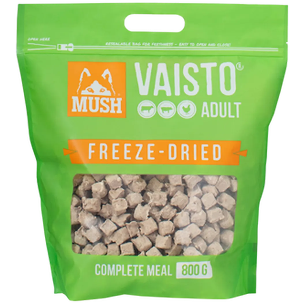 MUSH VAISTO Grön Frystorkat 800 g