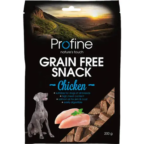Profine Dog Grain Free Semi Moist Snack Chicken 200 g