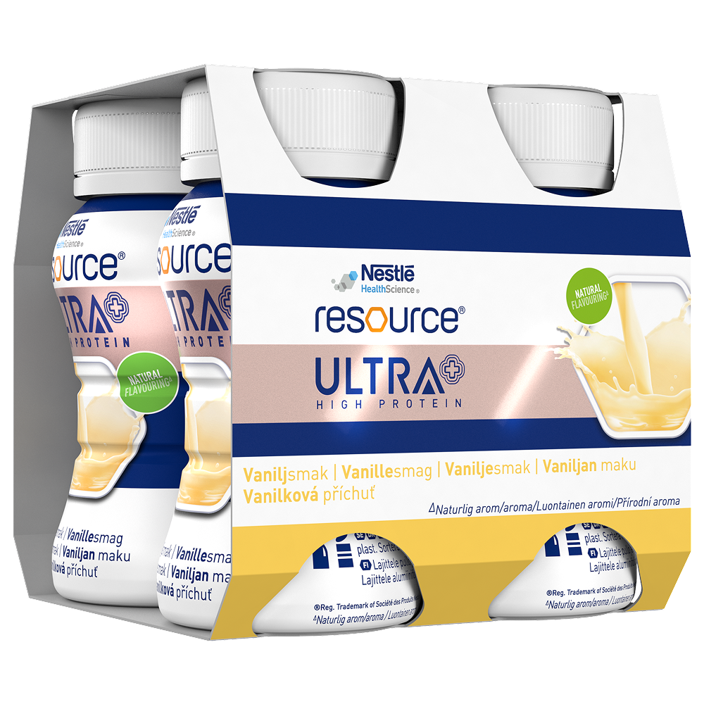 Resource Ultra Vaniljsmak 4 x 125 ml