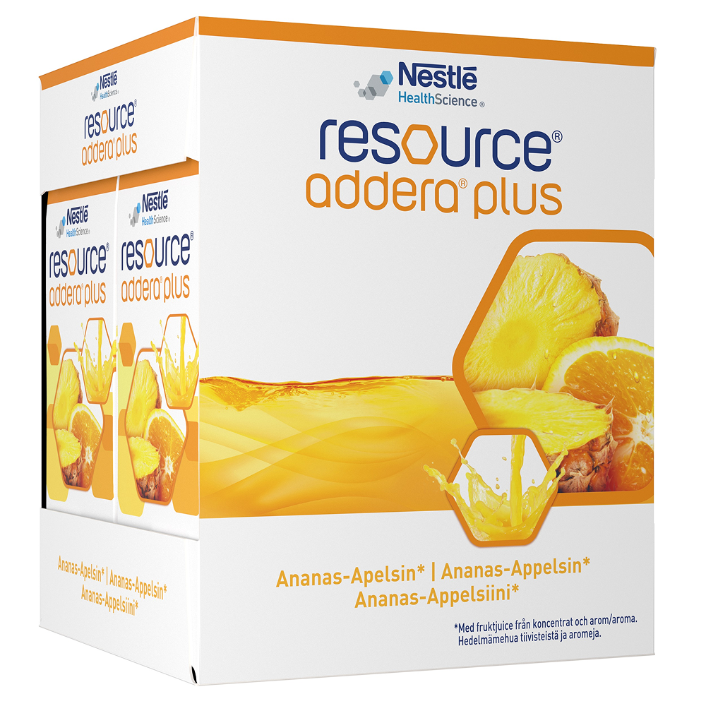 Resource Addera Plus Ananas-Apelsin 4 x 200 ml