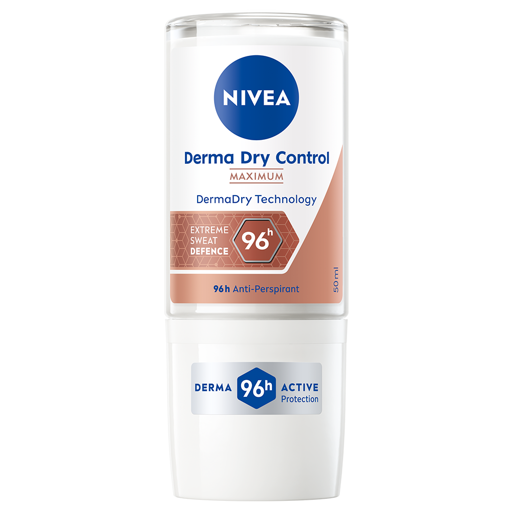NIVEA Antiperspirant Deo Derma Dry Control Maximum Roll On 50 ml