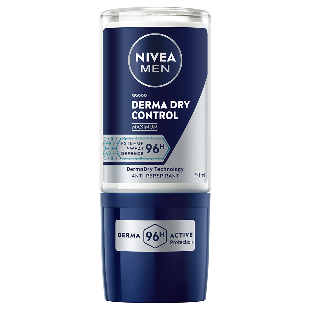 NIVEA MEN Antiperspirant Deo Derma Dry Control Maximum Roll On 50 ml