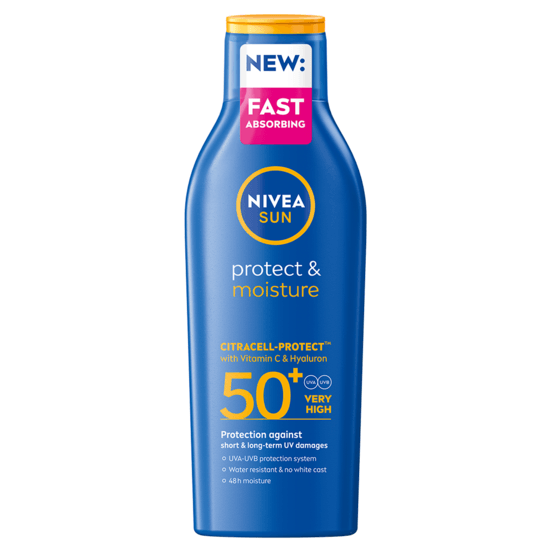 NIVEA SUN Solkräm Protect & Moisture Sun Lotion SPF50+ 200 ml