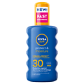 NIVEA SUN Solskydd Protect & Moisture Sun Spray SPF30 200 ml