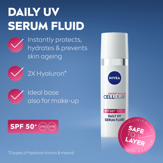 NIVEA Cellular Expert Filler Daily UV Fluid SPF50 30 ml