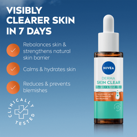 NIVEA Derma Skin Clear Rebalance & Clear Serum 30 ml