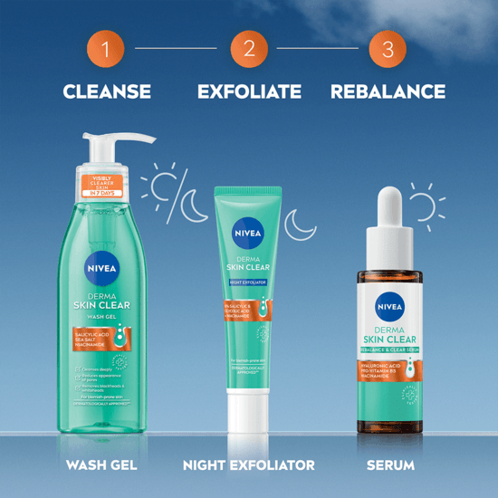 NIVEA Derma Skin Clear Rebalance & Clear Serum 30 ml