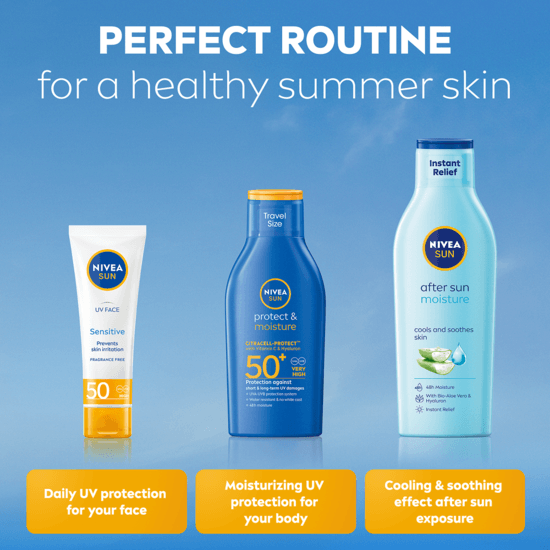 NIVEA SUN Protect & Moisture Sun Lotion SPF50+ 100 ml