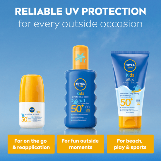 NIVEA SUN Protect & Care Kids Sun Spray SPF50+ 200 ml