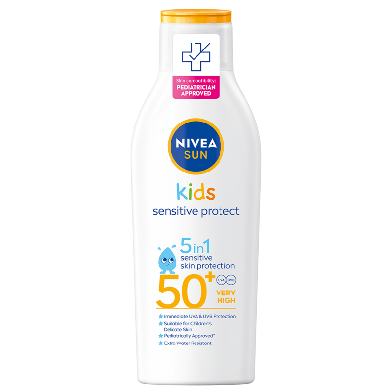 NIVEA SUN Kids Sensitive Protect & Play Sun Lotion SPF50+ 200 ml