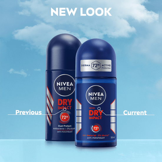 NIVEA MEN Antiperspirant Deo Dry Impact Roll On 50 ml