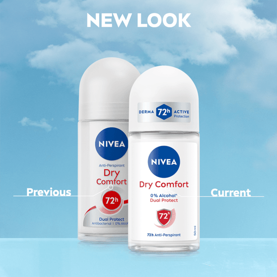 NIVEA Antiperspirant Deo Dry Comfort Roll On 50 ml