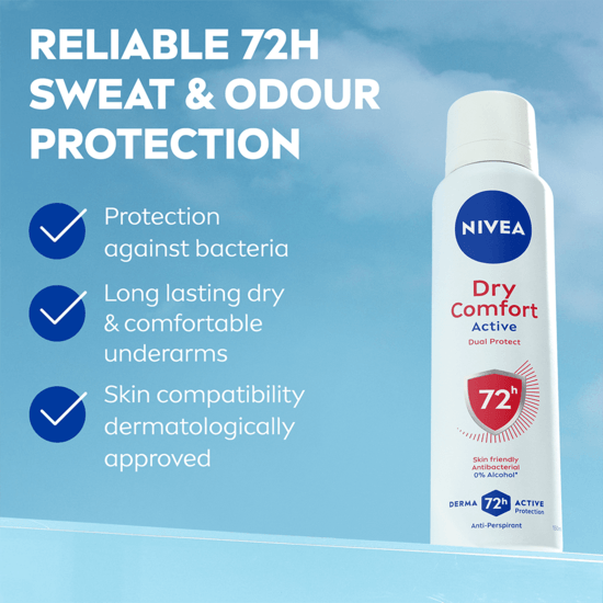NIVEA Antiperspirant Deo Spray Dry Comfort 150 ml