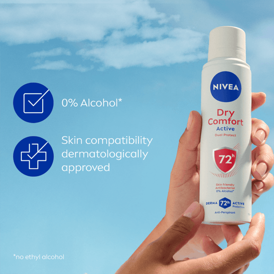 NIVEA Antiperspirant Deo Spray Dry Comfort 150 ml