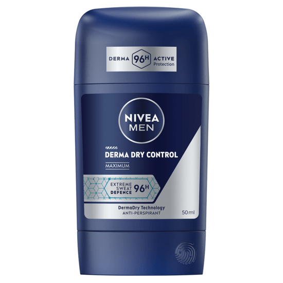 NIVEA MEN Antiperspirant Deo Stick Derma Dry Control Maximum 50 ml
