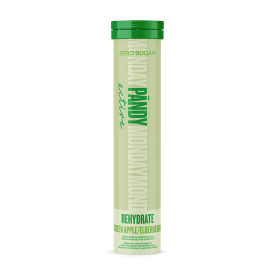 Pändy Rehydrate effervescent tablets Green Apple/Elderberry 20 st