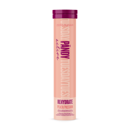 Pändy Rehydrate effervescent tablets Passion/Peach 20 st