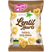 Green Star Lentil Hearts Truffle & Tasty Cheese 100 g