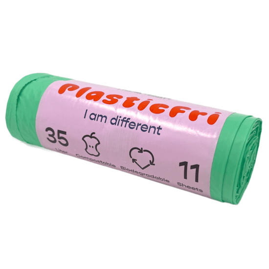 PlasticFri Avfallspåse Soppåse Extra Stark 35L 11-pack