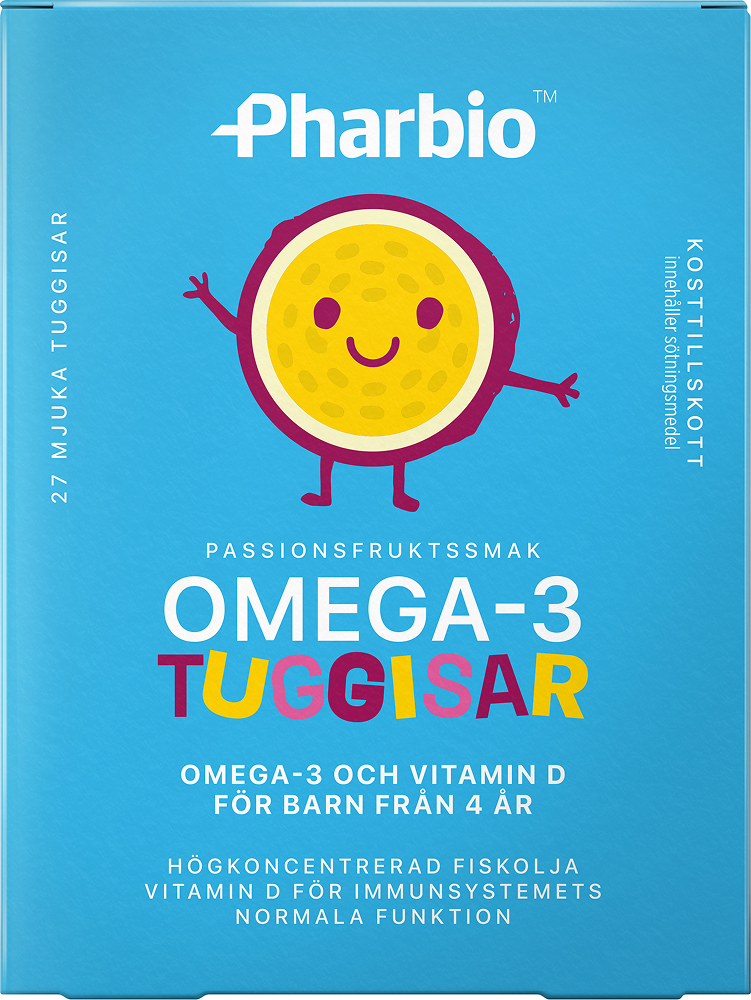 Pharbio Omega-3 Tuggisar 27 st