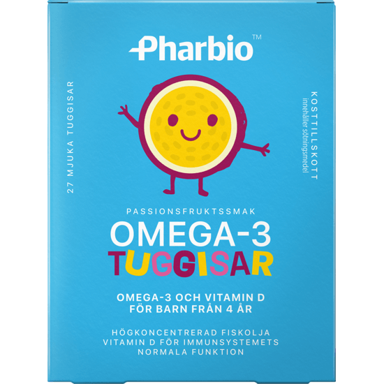 Pharbio Omega-3 Tuggisar 27 st