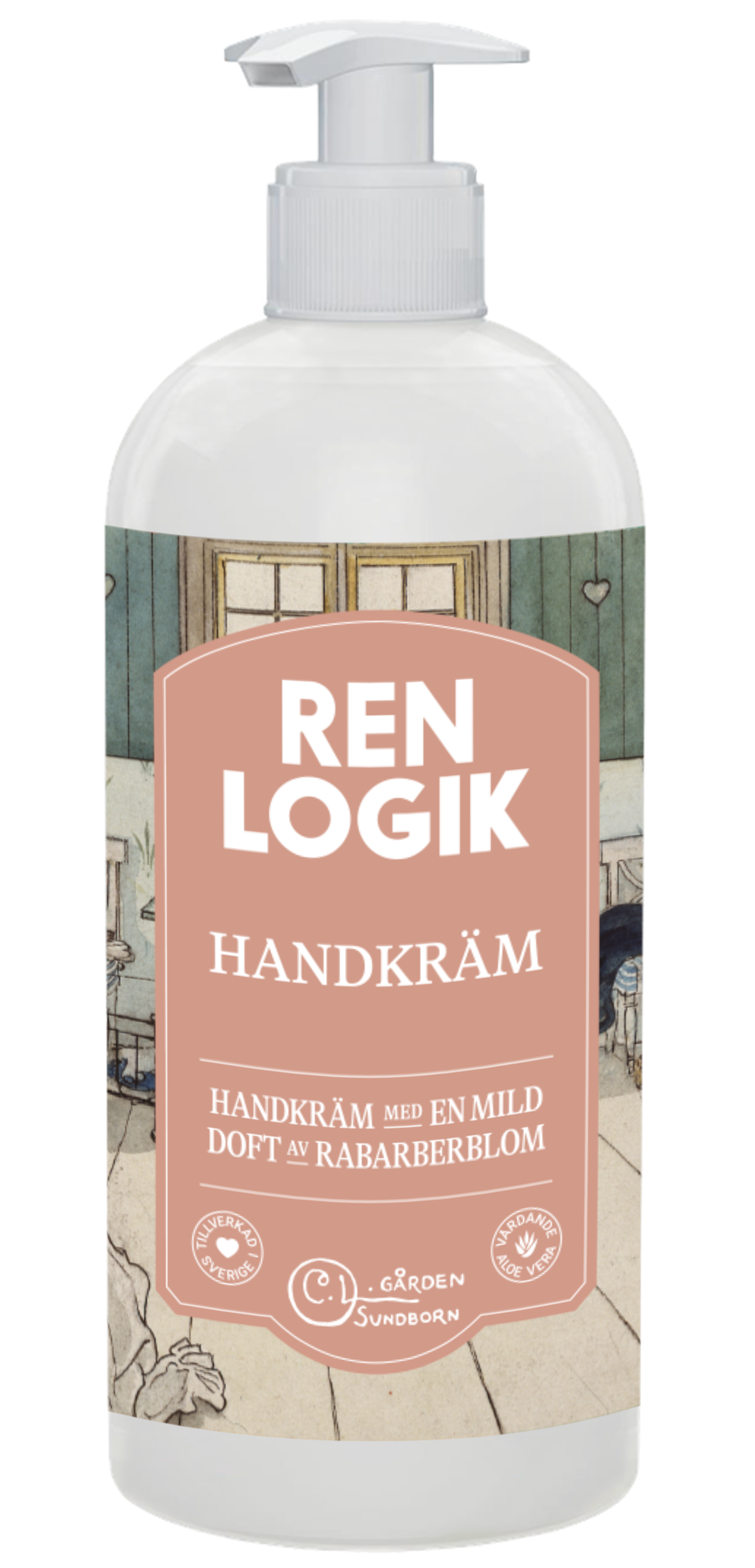 Ren Logik Handkräm Rabarberblom 500 ml