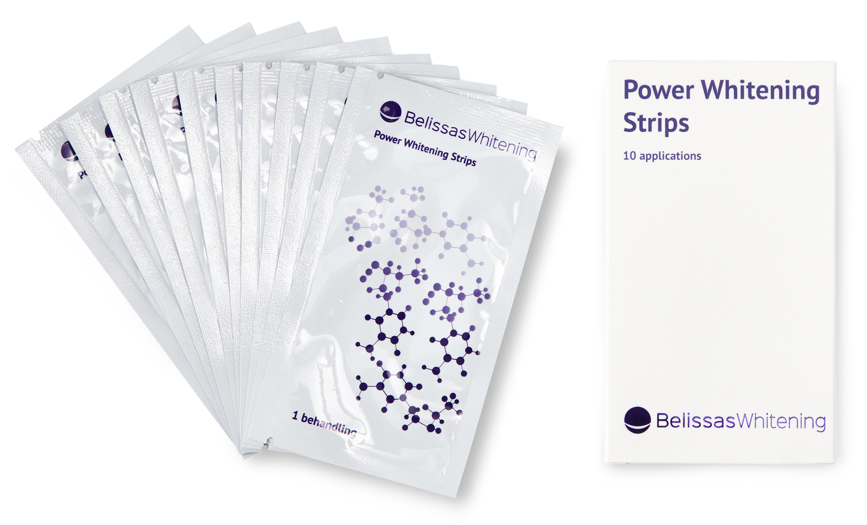 Belissas Power Whitening Strips 10 st