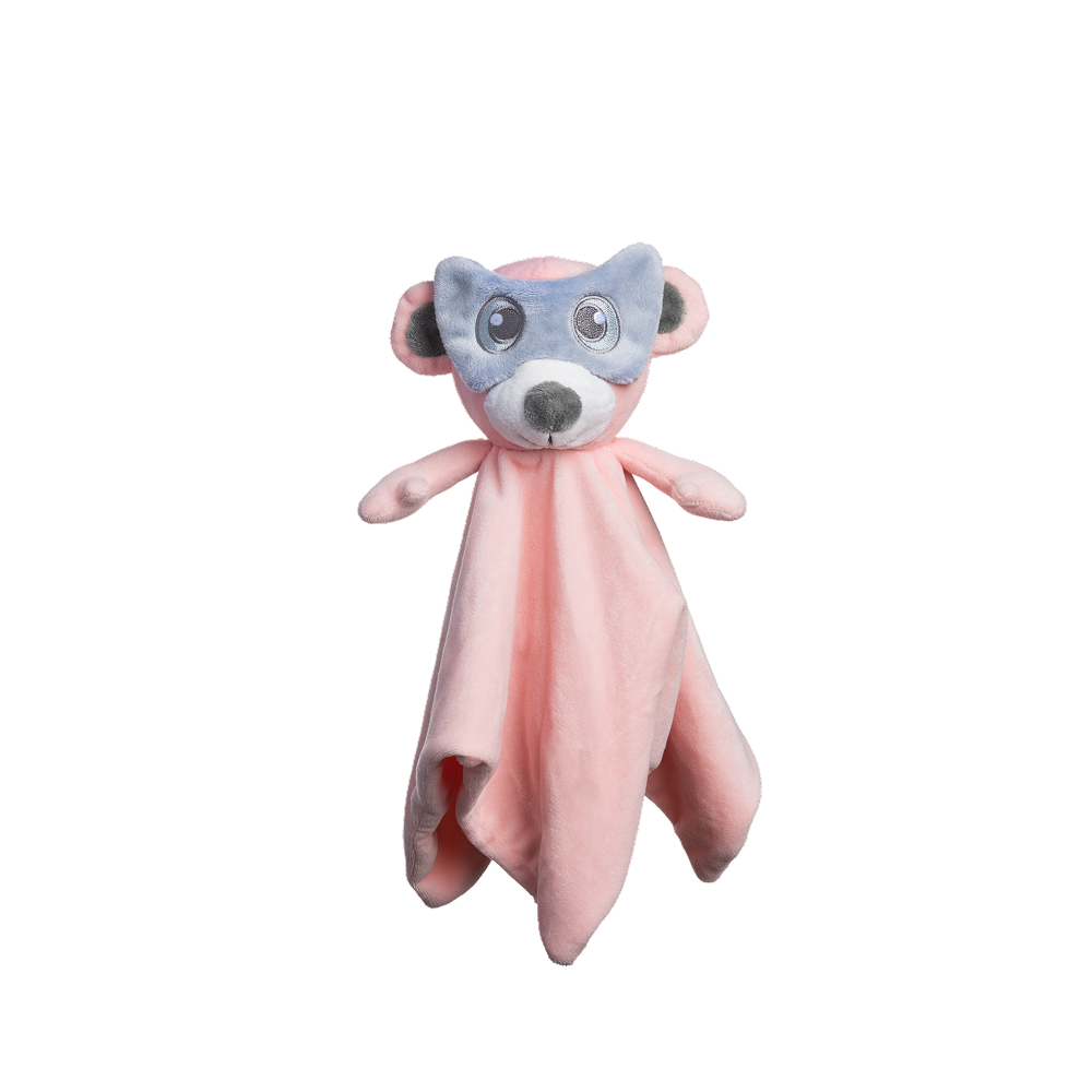 Herobility Snuttefilt Billie the Bear Rosa